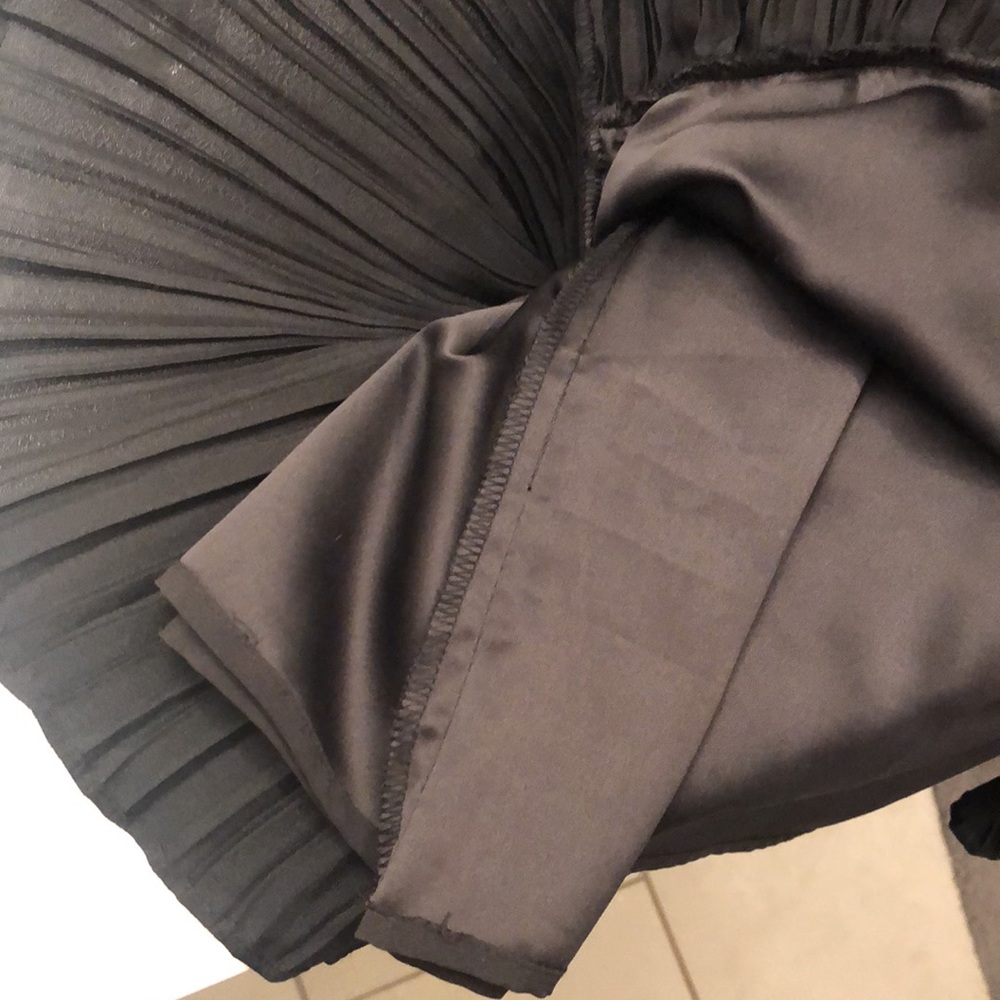 Strapless Bcbgeneration Ruffle Backside Black Coc… - image 8